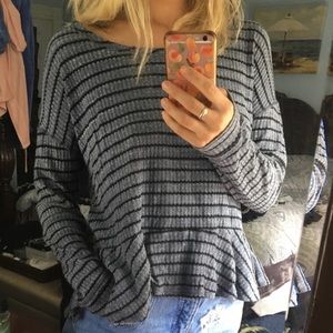 Free people peplum top